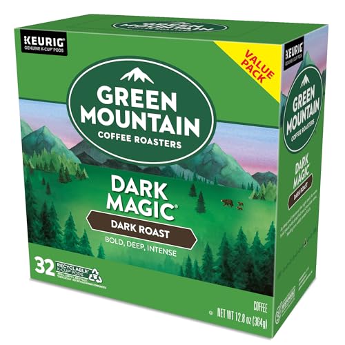 Green Mountain Coffee Roasters Dark Magic Keurig Single-Serve K-Cup Pods, Dark Roast Coffee, 72 Count