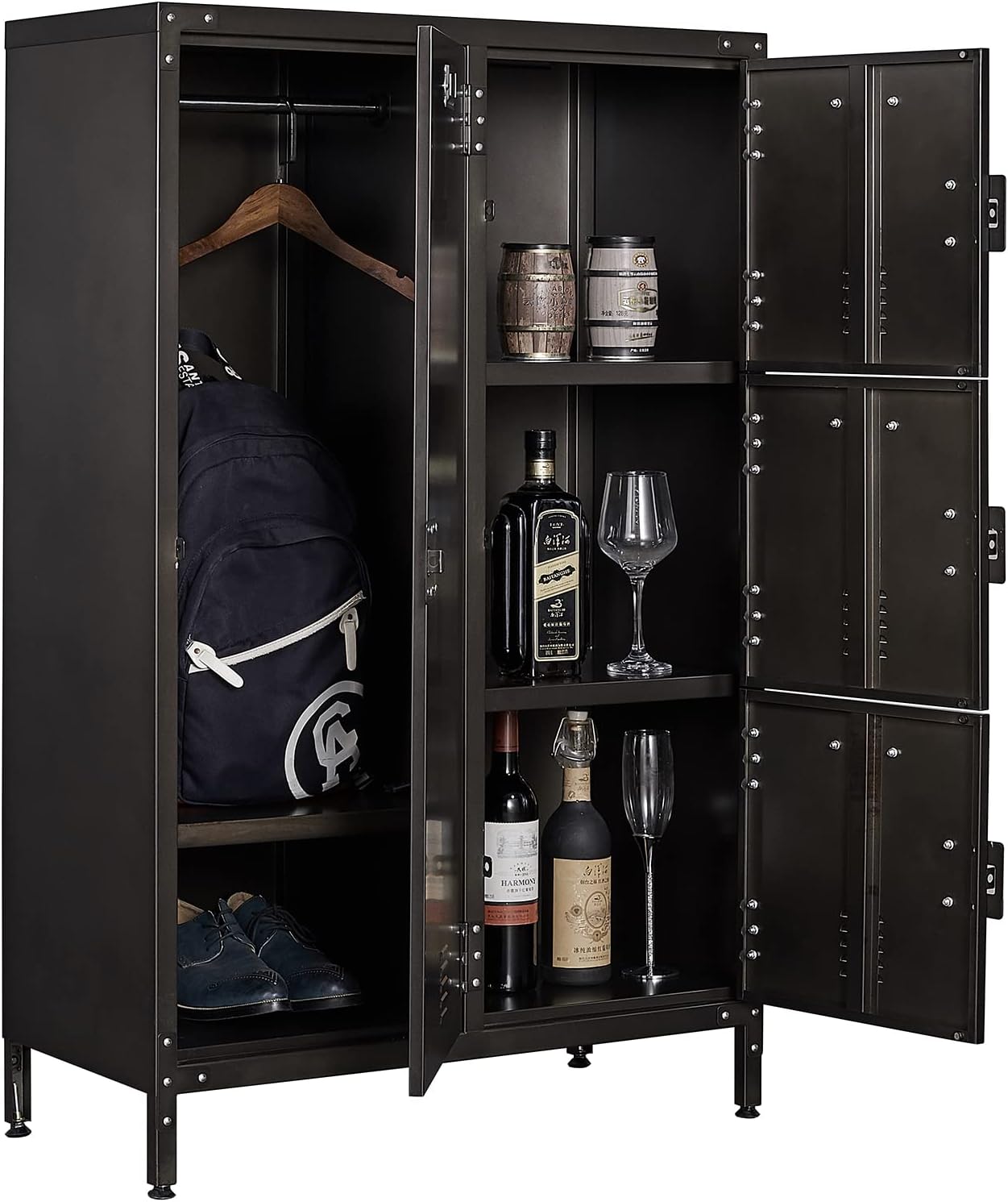 Metal Locker Storage Cabinet, 55