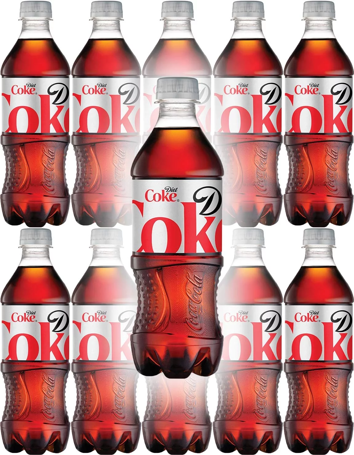 Diet Coke Soda 20oz Bottles, Quantity of 24
