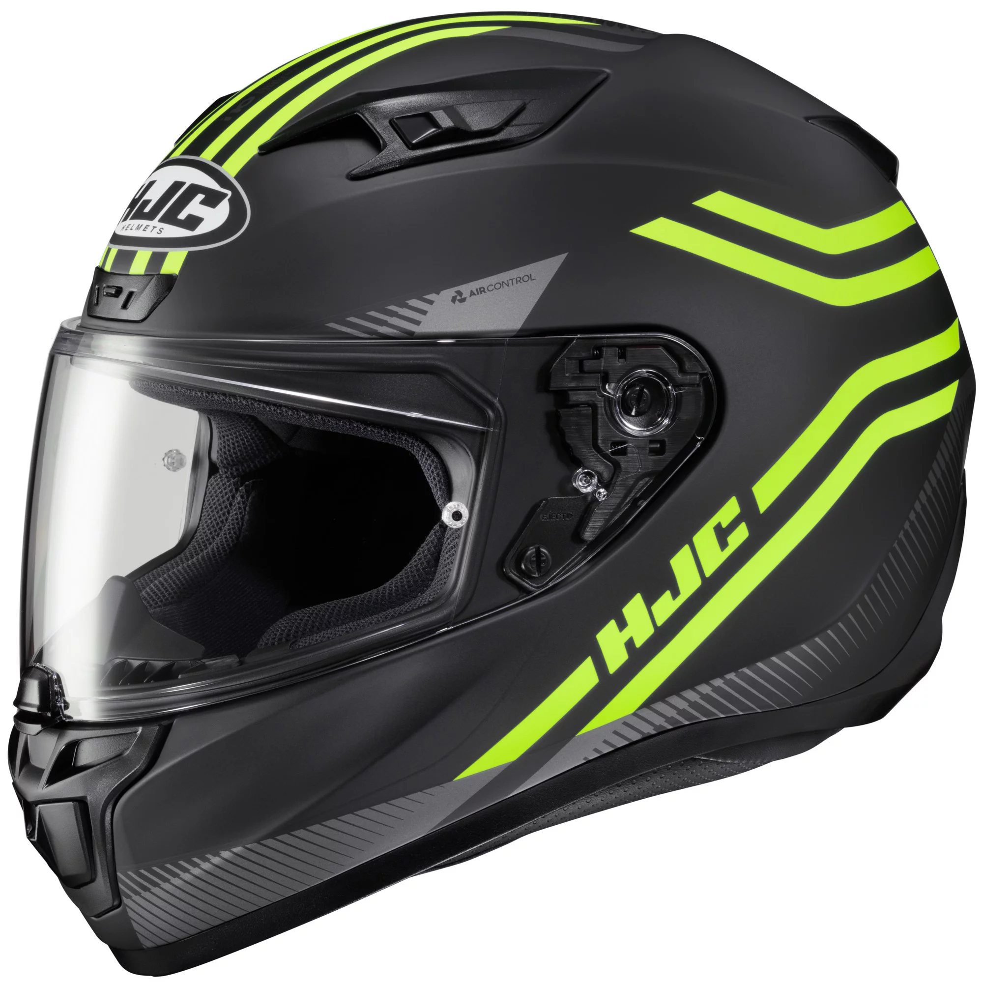 HJC i10 Strix Motorcycle Helmet Hi-Vis XXL