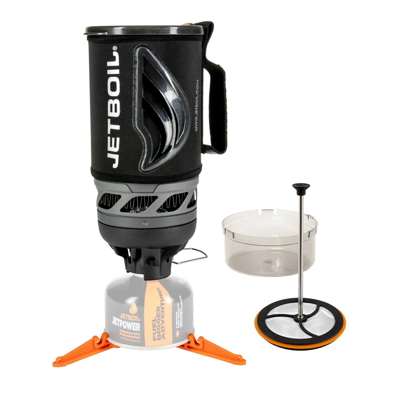 Jetboil Flash Java Kit Camping and Backpacking Stove Cooking System with Silicone French Press Coffee Maker - Sports Supplies Online Store