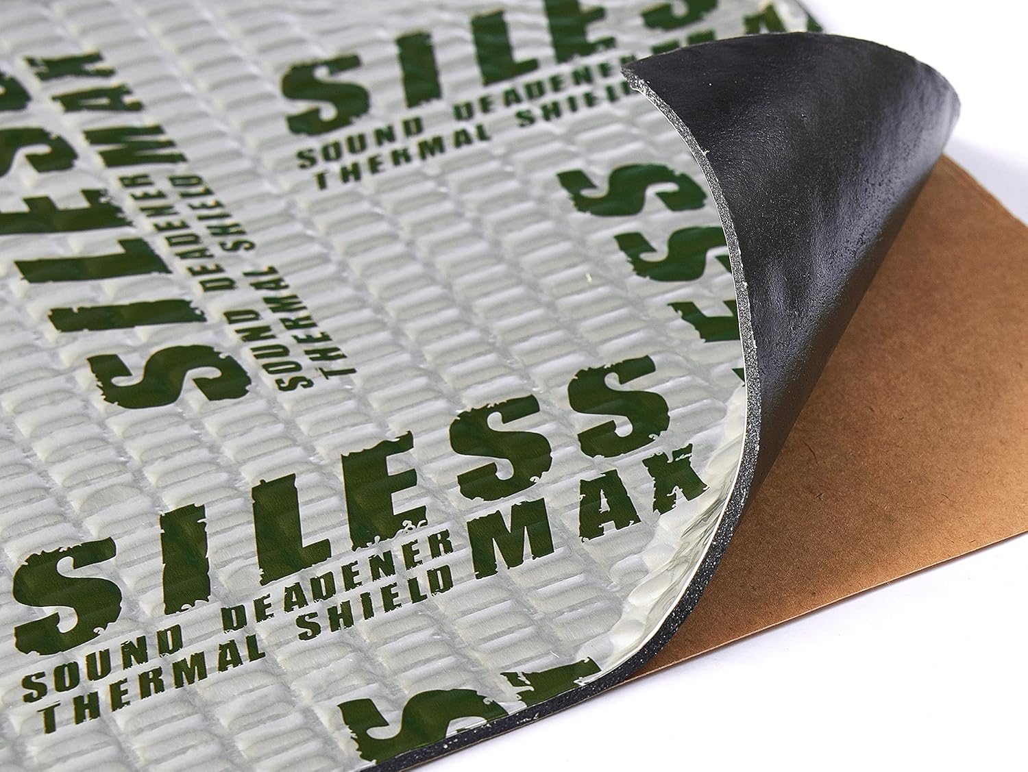 Siless Max 120 mil (3mm) 36 sqft Car Sound Deadening mat - Butyl Automotive Sound Deadener - Noise Insulation and Vibration Dampening Material (36 sqft)