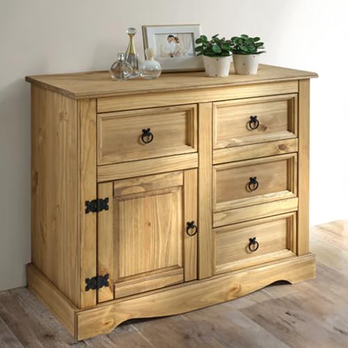 Solid Wood Buffet Sideboard 65.9