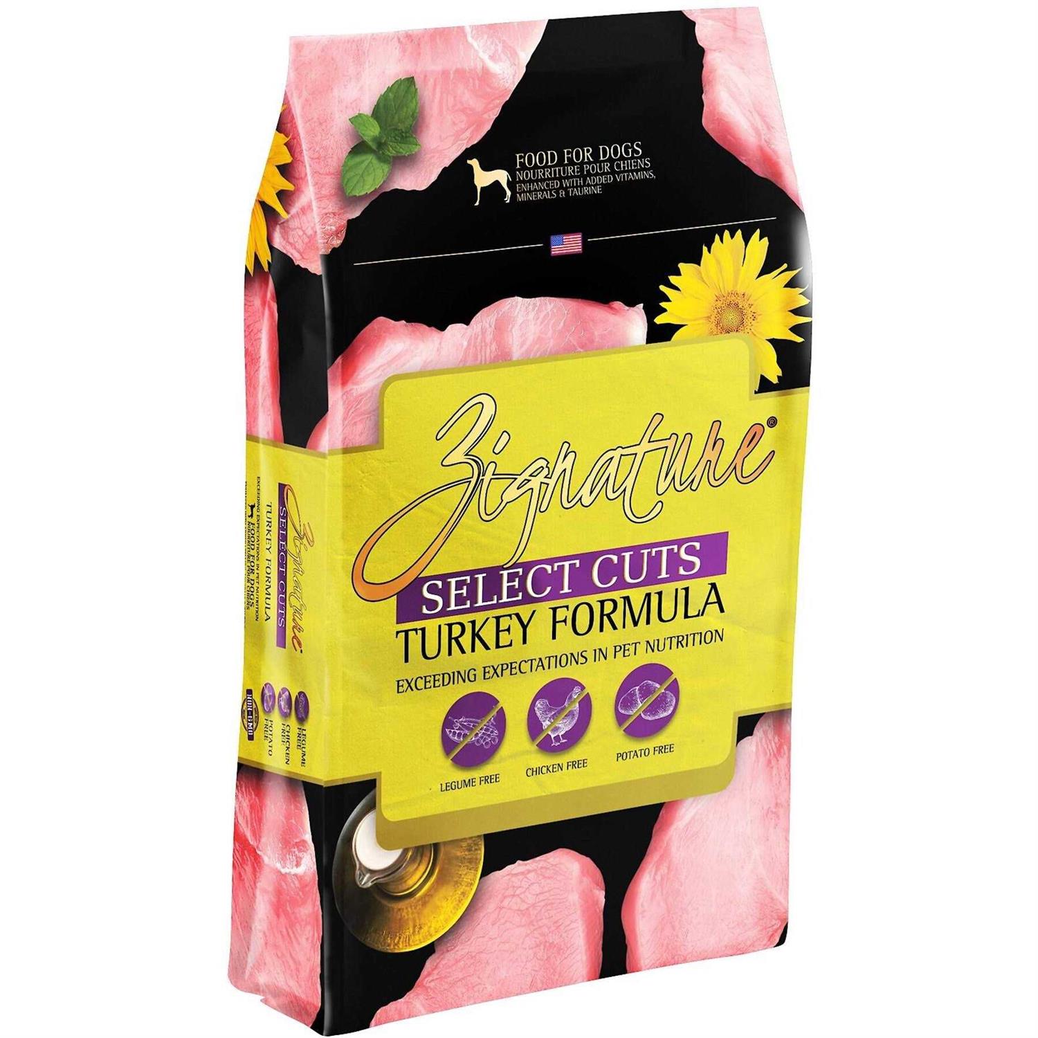 Zignature Select Cuts Turkey Formula Dry Dog Food - Pet Supplies online store