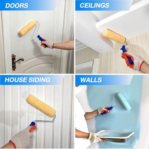 18 piece 9 inch all paints paint roller,paint roller covers,paint roller sets,paint roller covers 9 inch,paint roller kits
