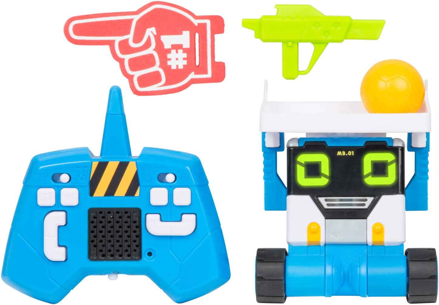 Really RAD Robots MiBRO - Interactive Remote Control Robot with Accessories, 50+ Functions & Sounds - Your Personal Prank Bot | Plays, Talks, and Pranks