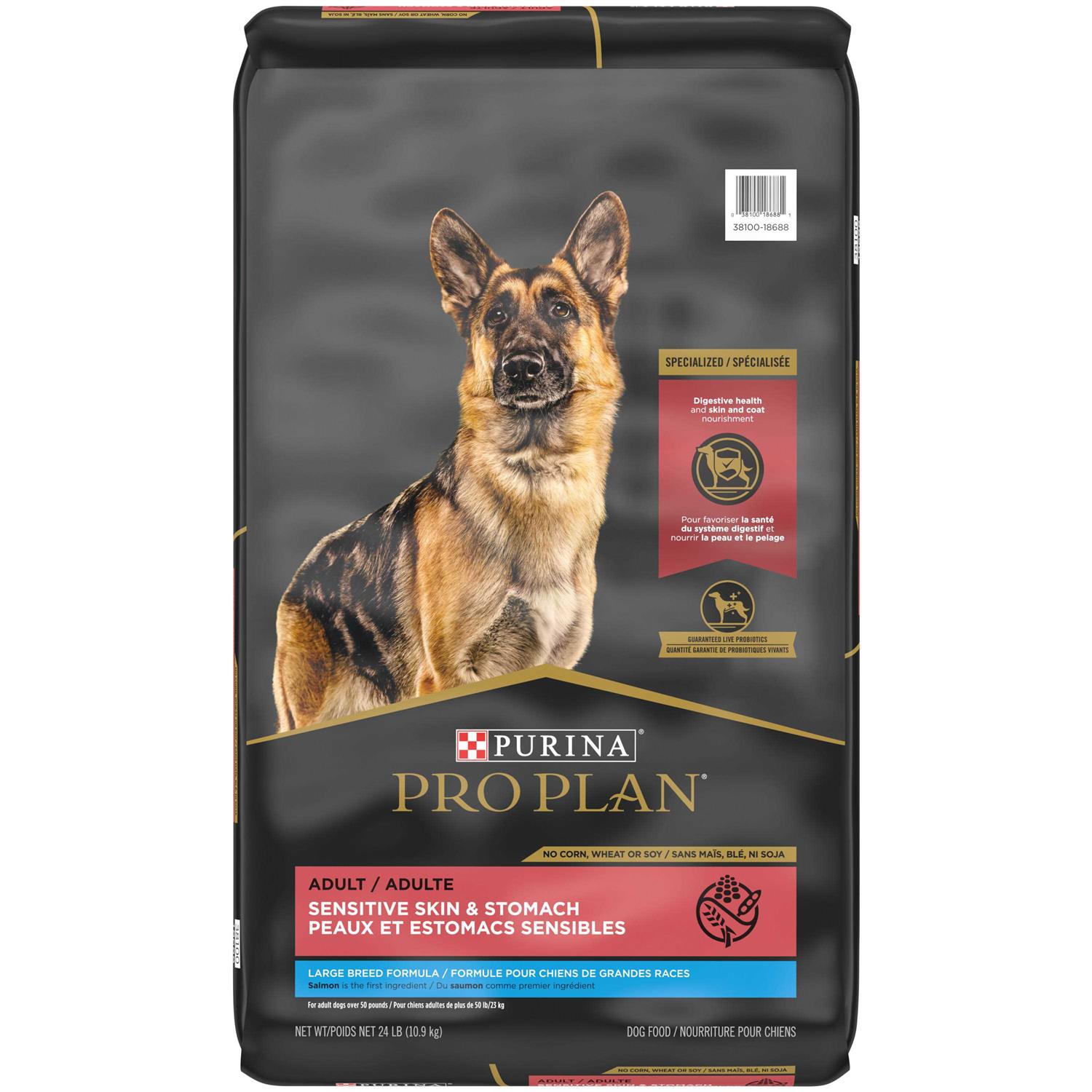 Purina Pro Plan Sensitive Skin Stomach Salmon Adult Large Breed Formula Dry Dog Food - Pet Supplies online store