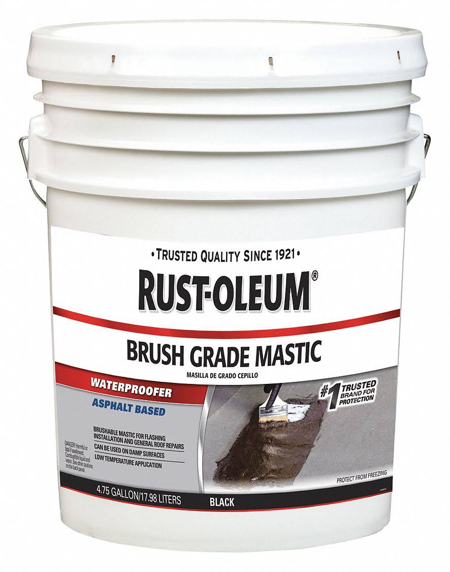 Rust-Oleum 347433 Roof Mastic and Waterproofer,4.75 gal.