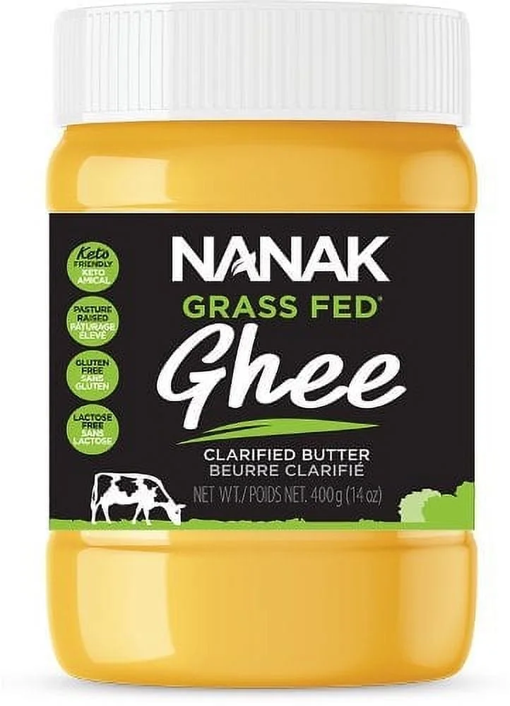 Nanak Grass Fed Ghee 14 oz jar