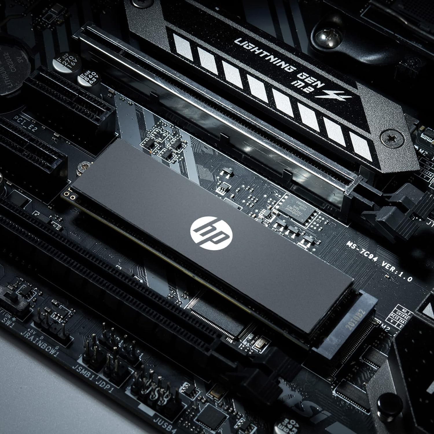 HP FX900 Pro 1TB NVMe GEN4 Gaming SSD - PCIe 16 Gb/s, M.2 2280 3D TLC NAND Internal Solid State Drive Up to 7000 MB/s with RAM Cache - 4A3U0AA#ABB