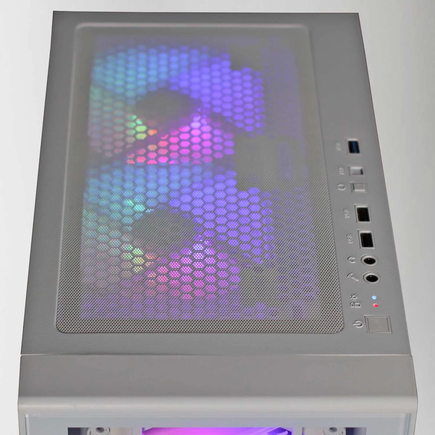 ViprTech.com Icefall Gaming PC Computer Desktop - AMD Ryzen 5 (12-Core), NVIDIA RTX 2060 6GB, 16GB DDR4 RAM, 128GB M.2 SSD, 1TB HDD, VR-Ready, Streaming, RGB, WiFi, Windows 10 Pro, 1 Year Warranty