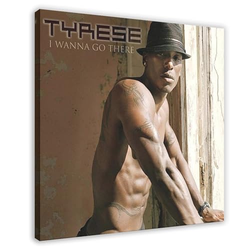 Generic R&B Singer Tyrese Gibson Album Cover - I Wanna Go There Canvas Poster Bedroom Decor Landscape Office Room Decor Gift Frame-style Frame-style24x24inch(60x60cm)