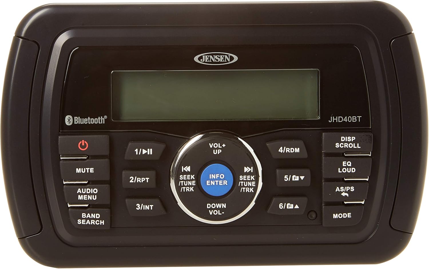 Jensen JHD40BT Bluetooth Radio (Stereo), Black