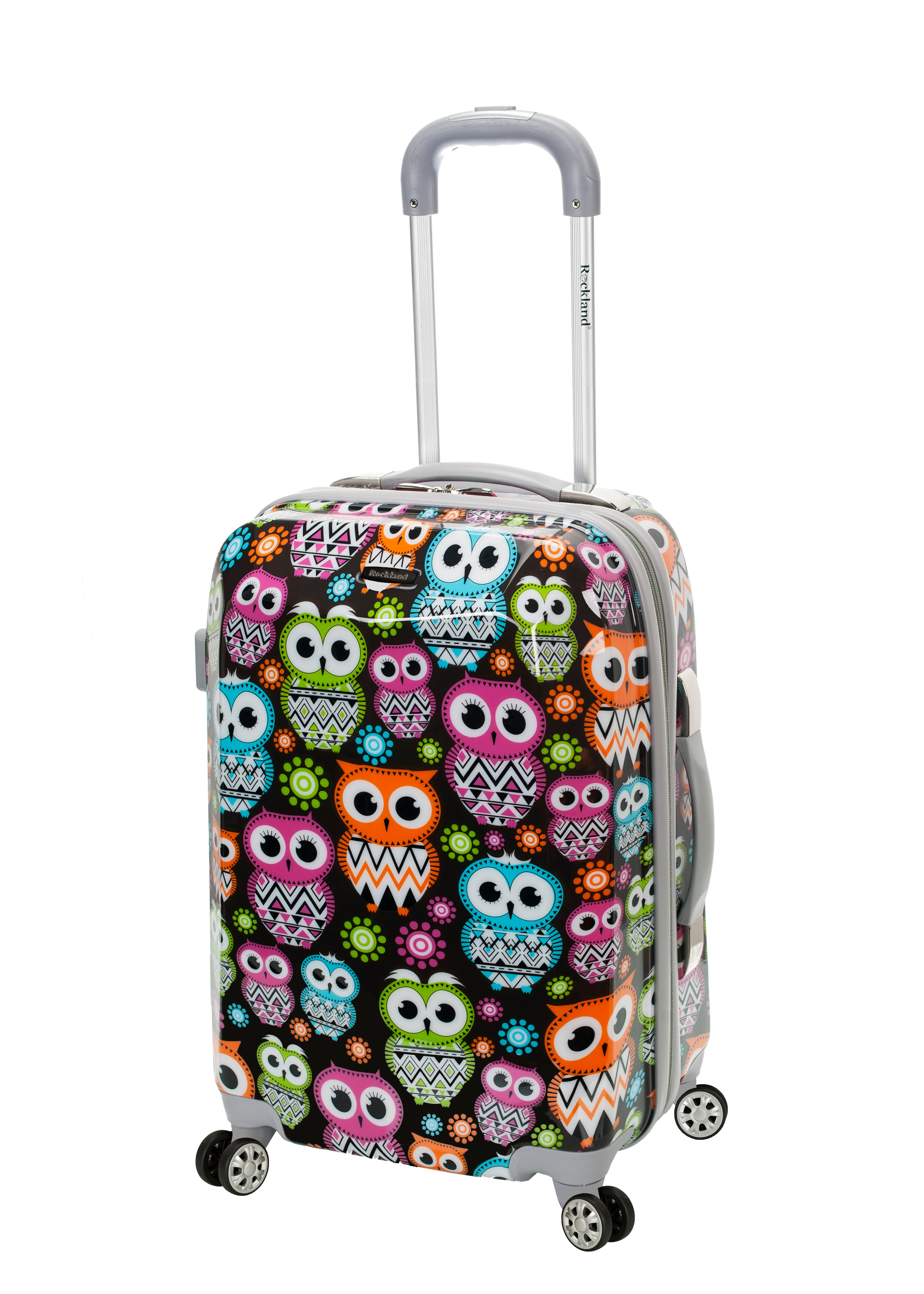 Rockland 20x22 Polycarbonate Carry On, Owl