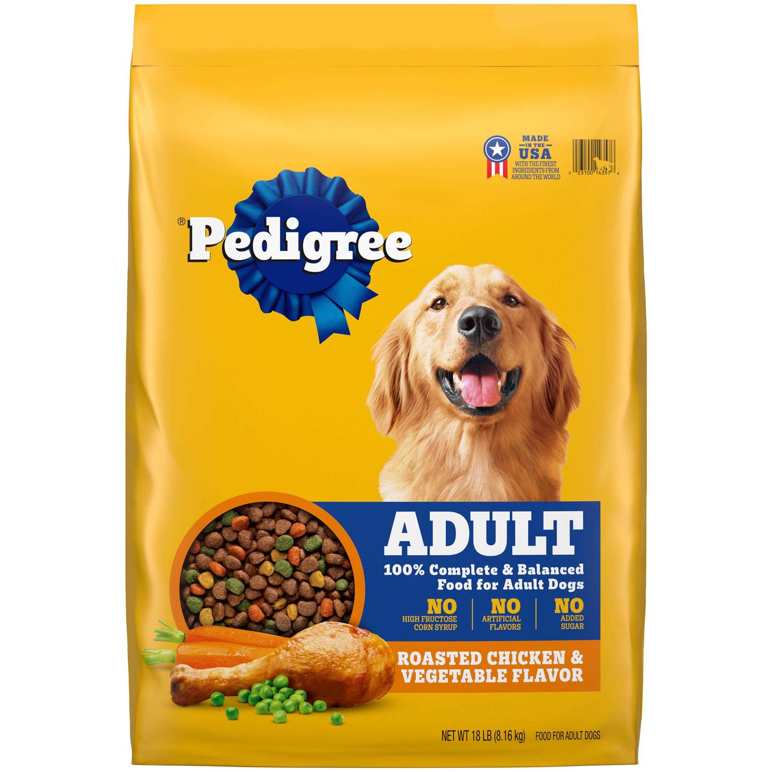 Pedigree Adult Complete Nutrition Roasted Chicken Rice & Vegetable Dry Dog Food - Pet Supplies online store