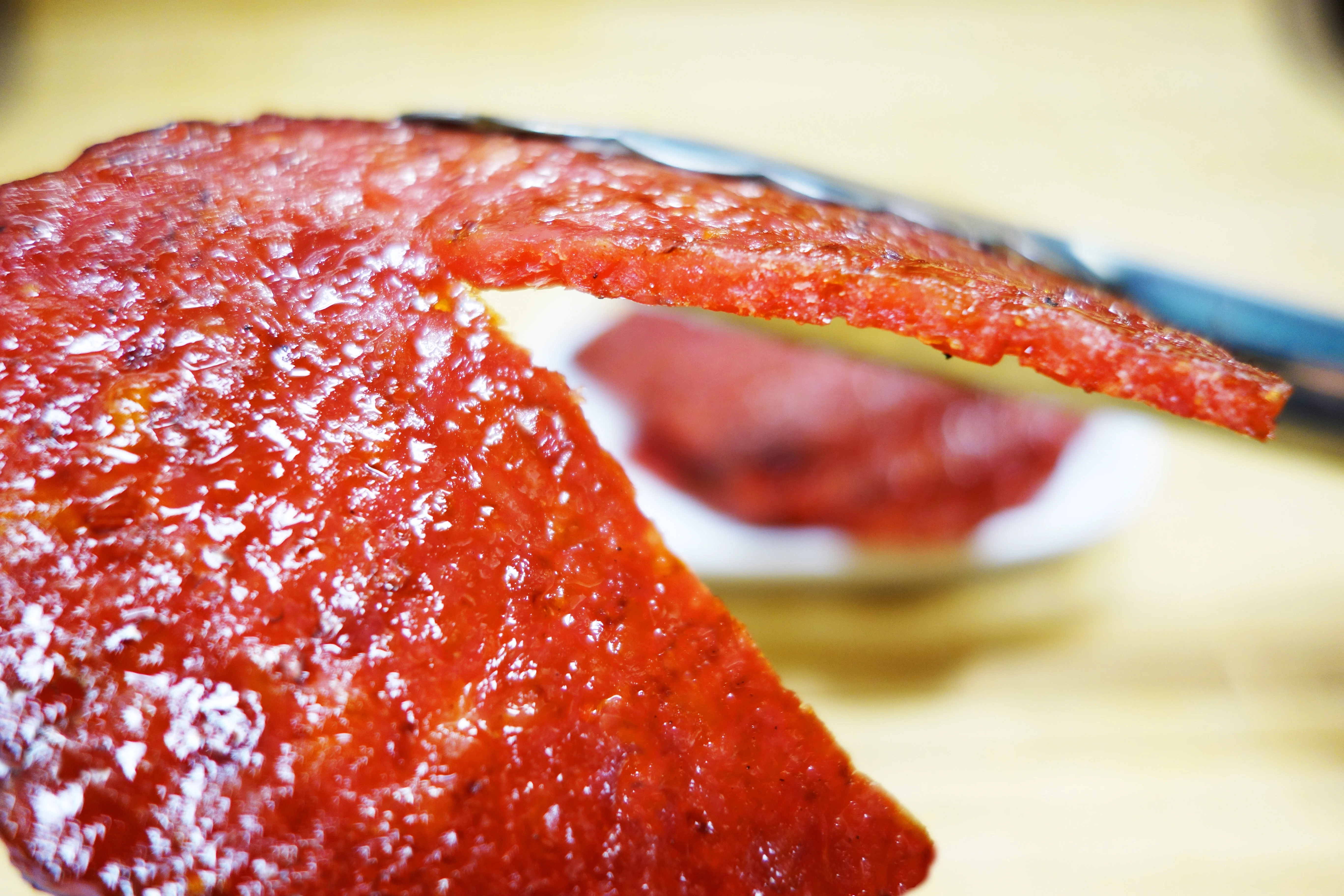 Singapore-Style Fire-Grilled Tender Pork Jerky (Original Flavor - Square Shaped 8 oz.) *Grilled Fresh to Your Order *Shipped the Same Day - L.A. Times 