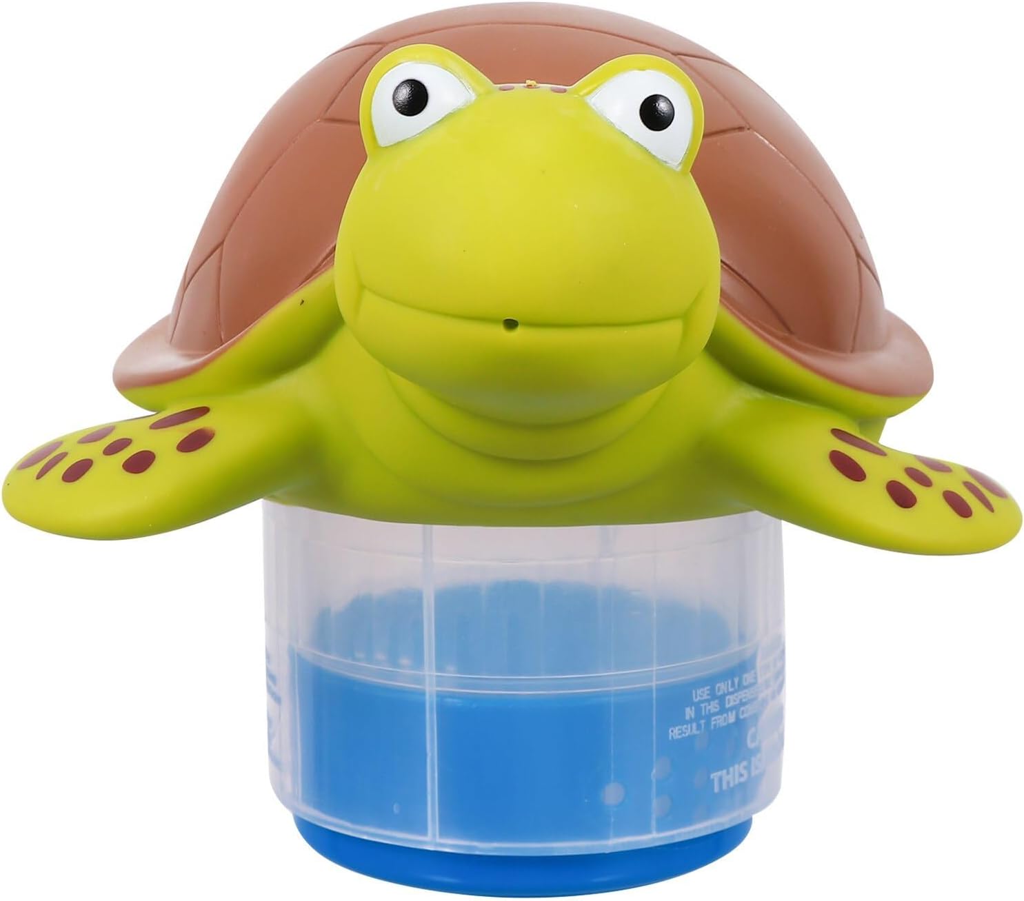 Chlorine Floater, Animal Pool Chlorine Dispenser for Chemical Tablets Fits 3 Inch Tabs Bromine Chlorine Holder(Turtle) for Large and Small Pools, Hot Tub, Spa