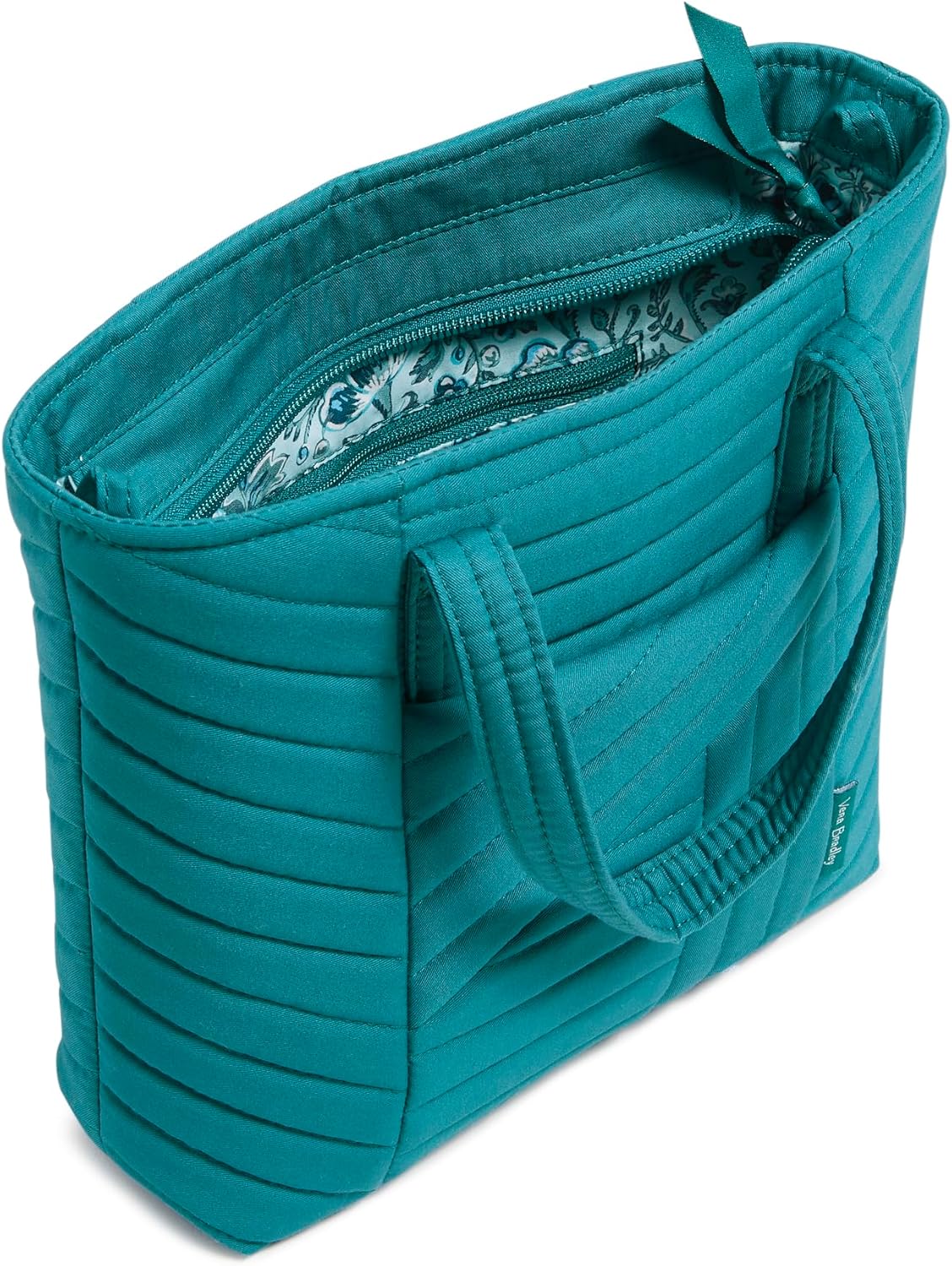 Vera Bradley Cotton Mini Vera Tote Bag, Forever Green