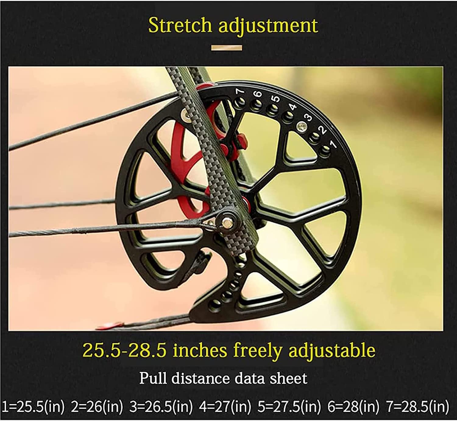 M109e Falcon Steel Ball Bow and Arrow Dual Purpose Composite Pulley Bow and Arrow 30-60 Pounds IBO 320fps Right Hand/Left Hand