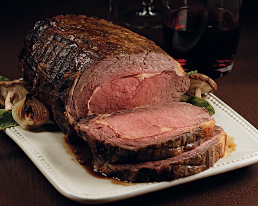 Pre-Seasoned Garlic and Herb Prime Rib Roast, 2 count, 4.5-5 lb each from Kansas City Steaks