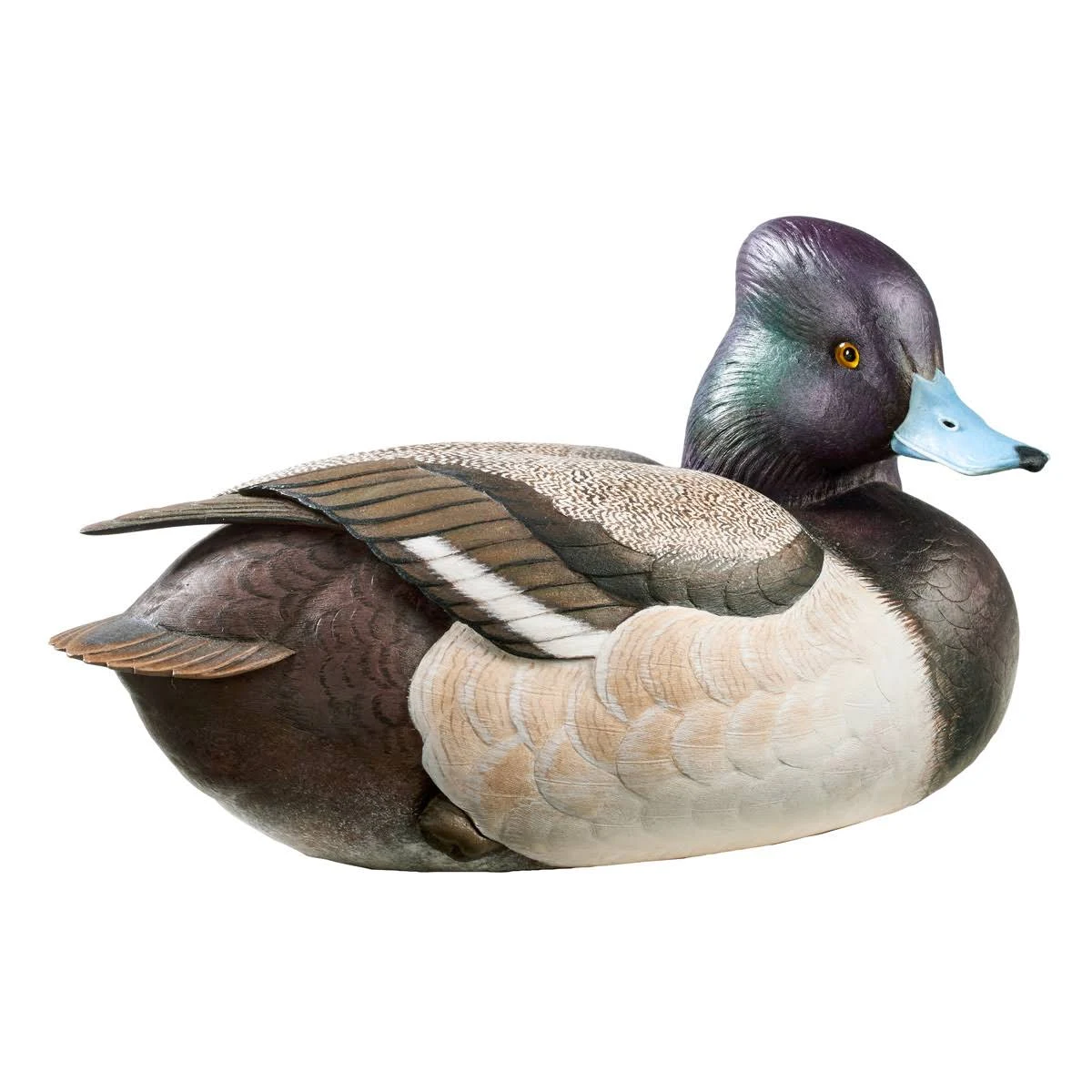 Large Lifelike Bluebill Decoy - Black Forest Decor