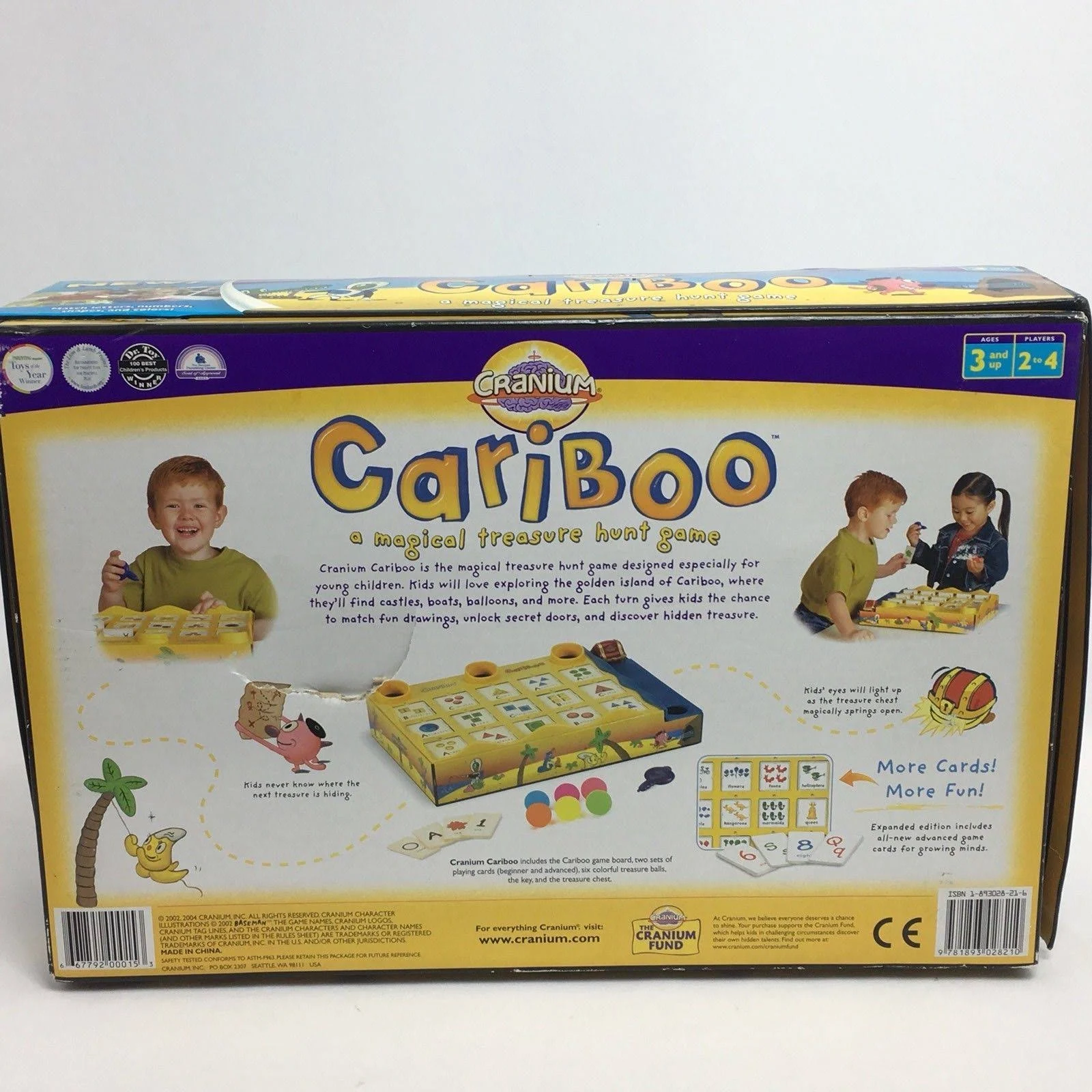 Cranium Cariboo Magical Treasure Hunt Game 2002 Complete