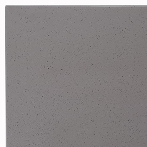 East West Furniture X-Style 7 Piece Kitchen Set Consist of a Rectangle Table with X-Legs and 6 Light Grey Faux Leather Parson Dining Chairs, 40x72 Inch, X097FO244-7