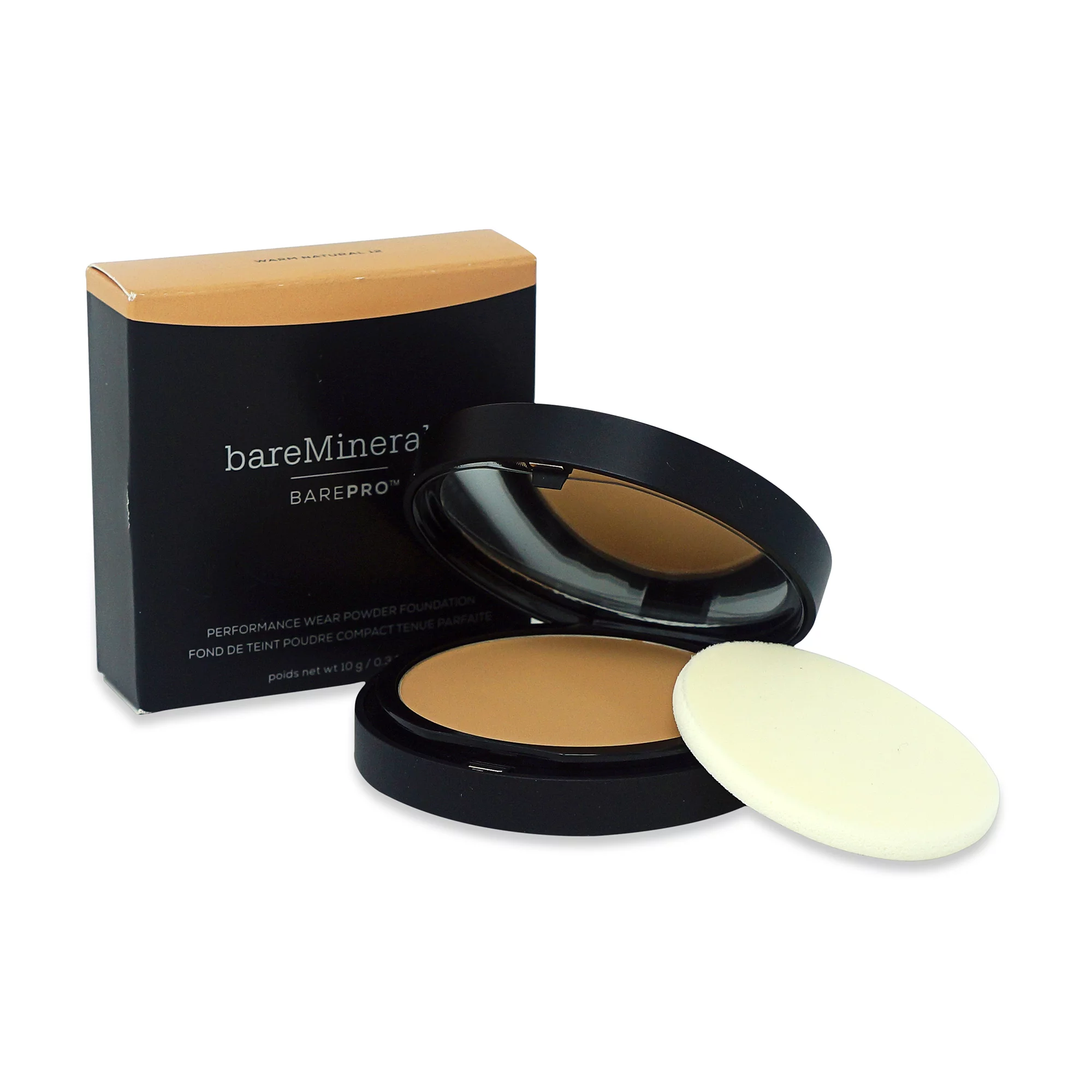bareMinerals BAREPRO Performance Wear Powder Foundation Warm Natural 0.34 oz