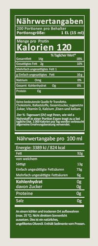 Ancient Foods Keros Greek Organic Extra Virgin Olive Oil – Cold Pressed Olive Oil from Greece, High Phenolic Organic Olive Oil from 1000 Year Old Trees (33.8oz, 1L)