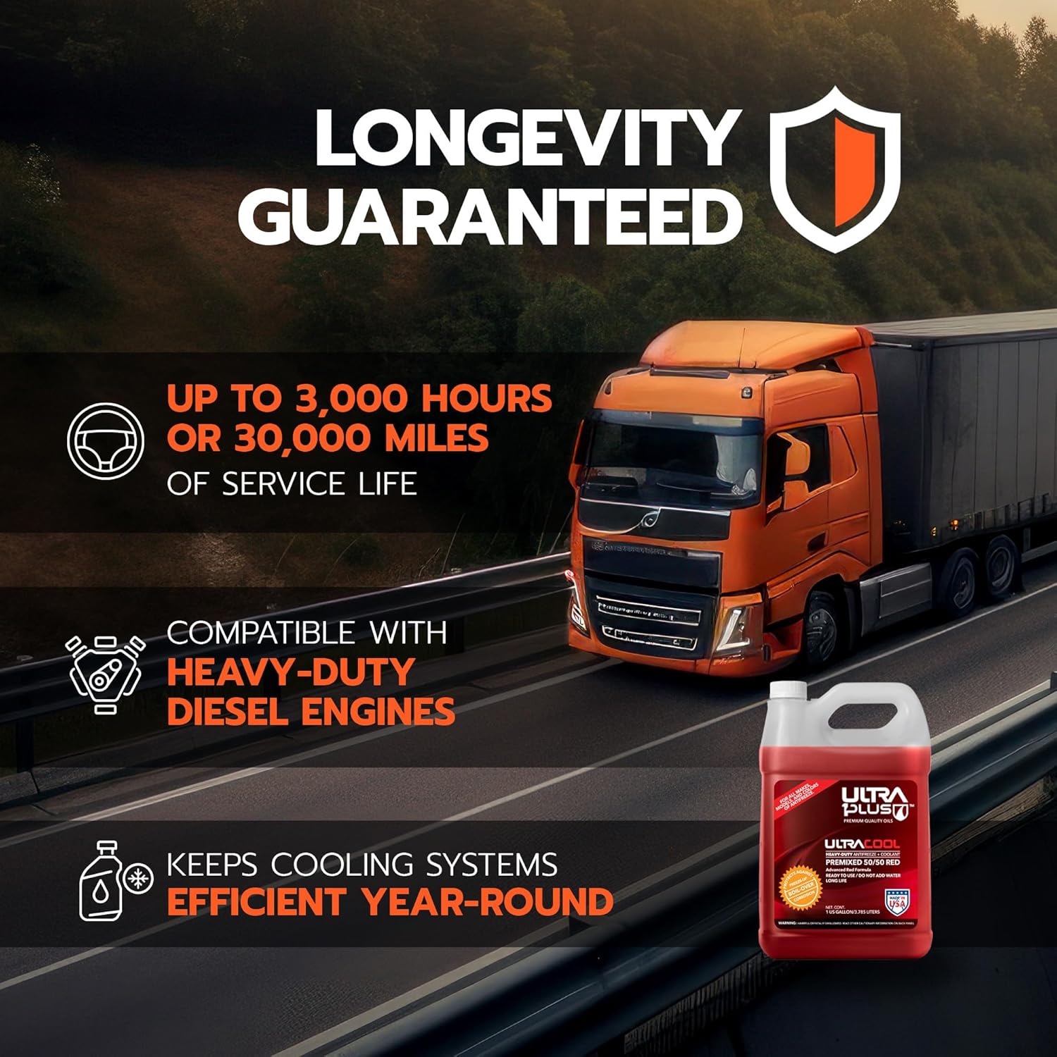 Ultra1Plus ISO 32 AW Hydraulic Oil & Antifreeze Coolant