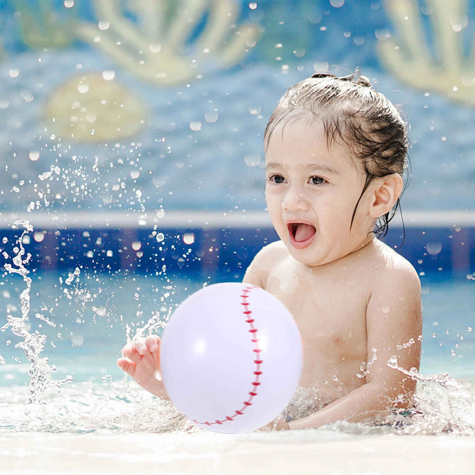 Inflatable Beach Ball The Gift Beach Inflatable Decompression Toy Baseball Inflatable Ball Child Pool Party