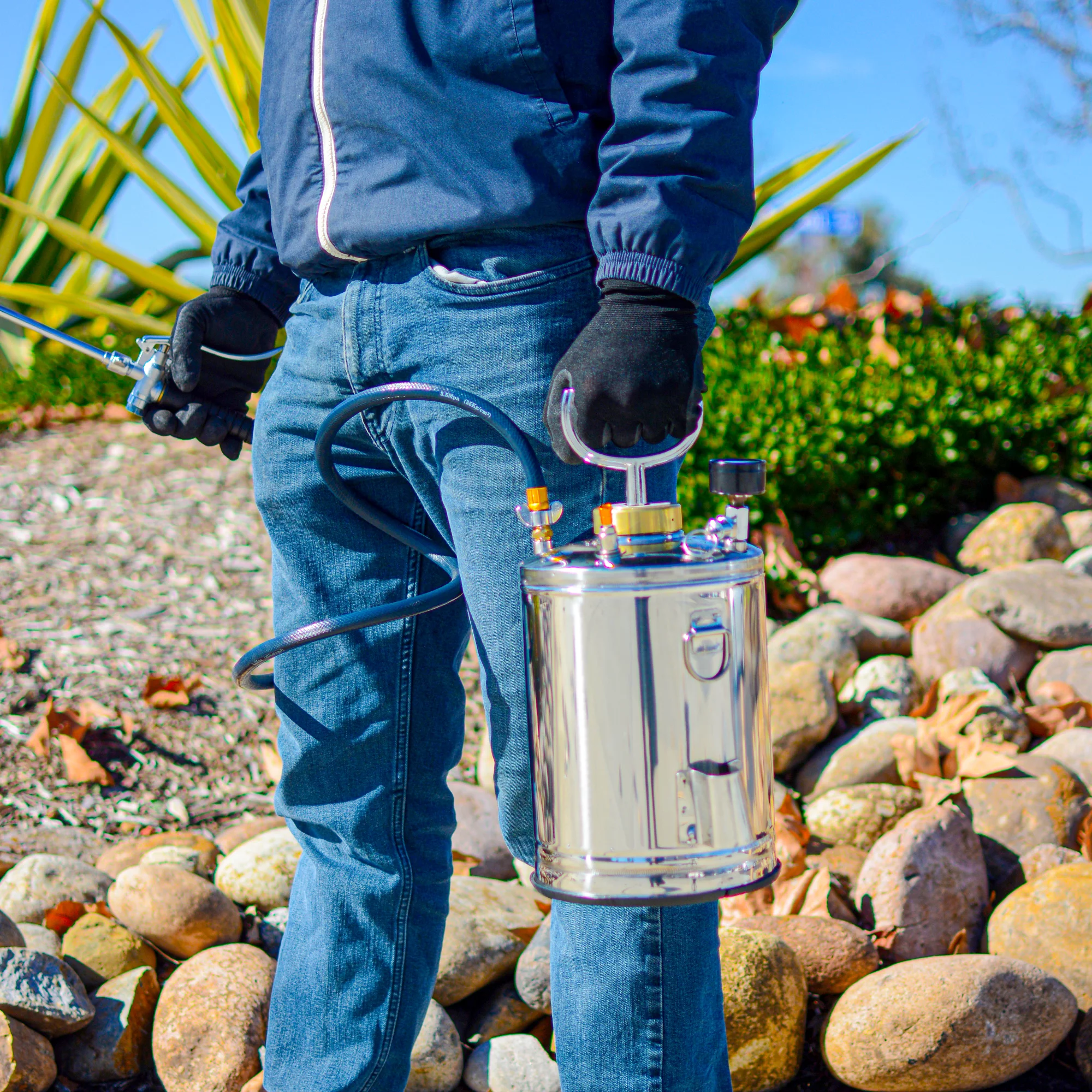 1 Gallon Stainless Steel Sprayer with 20