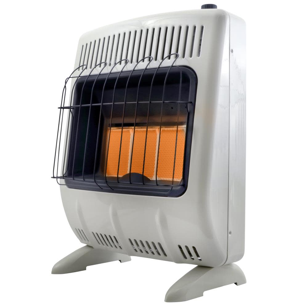 Heatstar HSSVFRD20NGBT 20000 BTU Vent-Free Radiant Natural Gas Heater with Thermostat and Blower