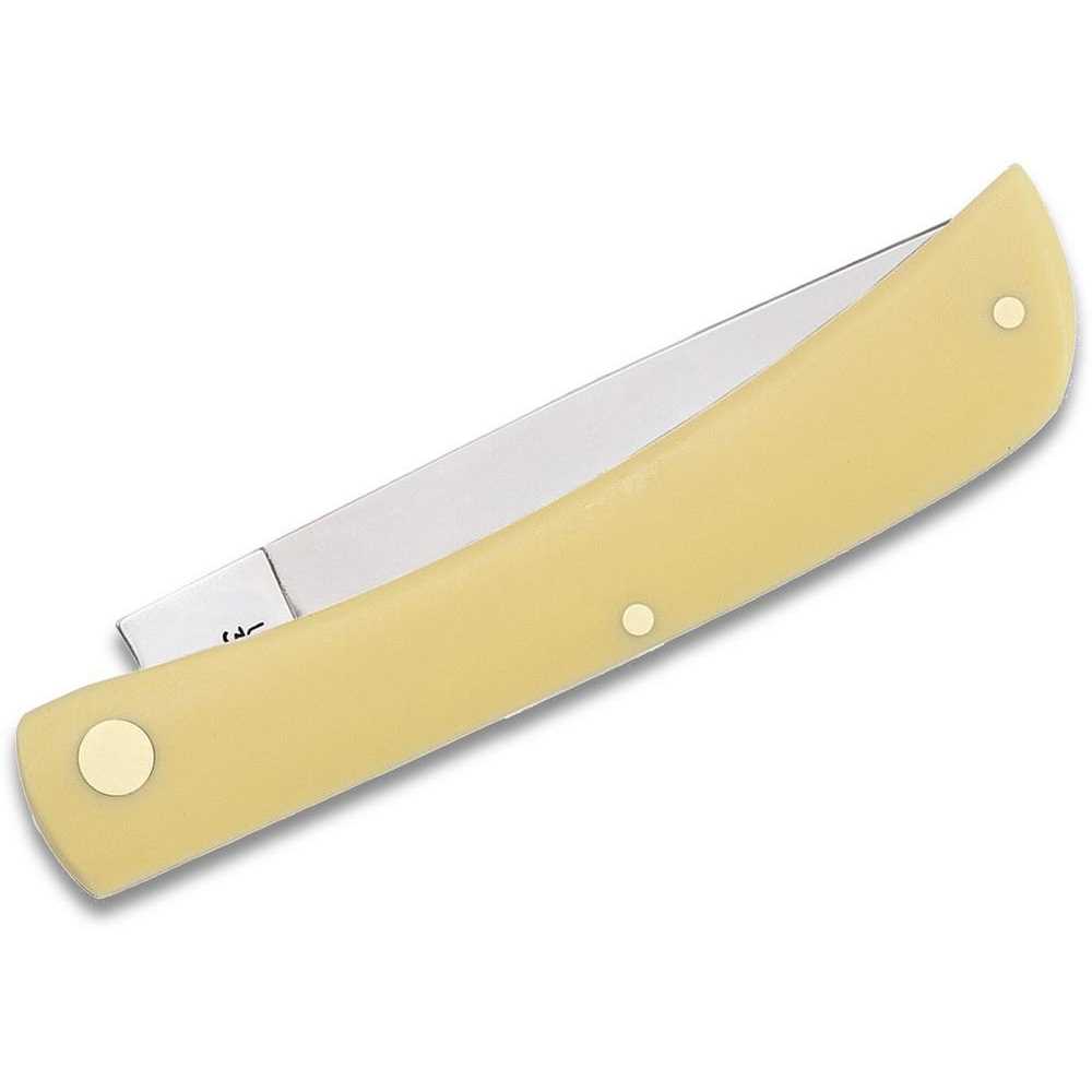 Case Cutlery Sodbuster Yellow Delrin Handle CV Steel Pocket Knife - Sports Supplies Online Store