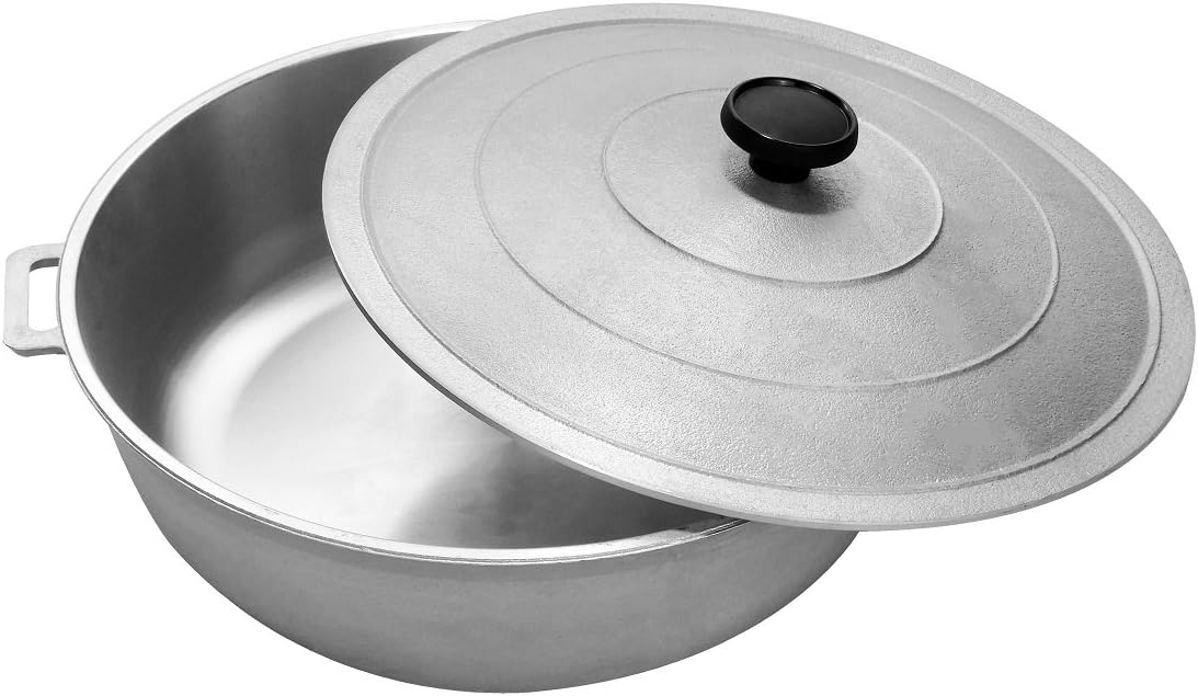 Uniware 9900 Super Quality Aluminum Caldero,Dutch Oven,5 QT, Silver (28cm (11-Inch))