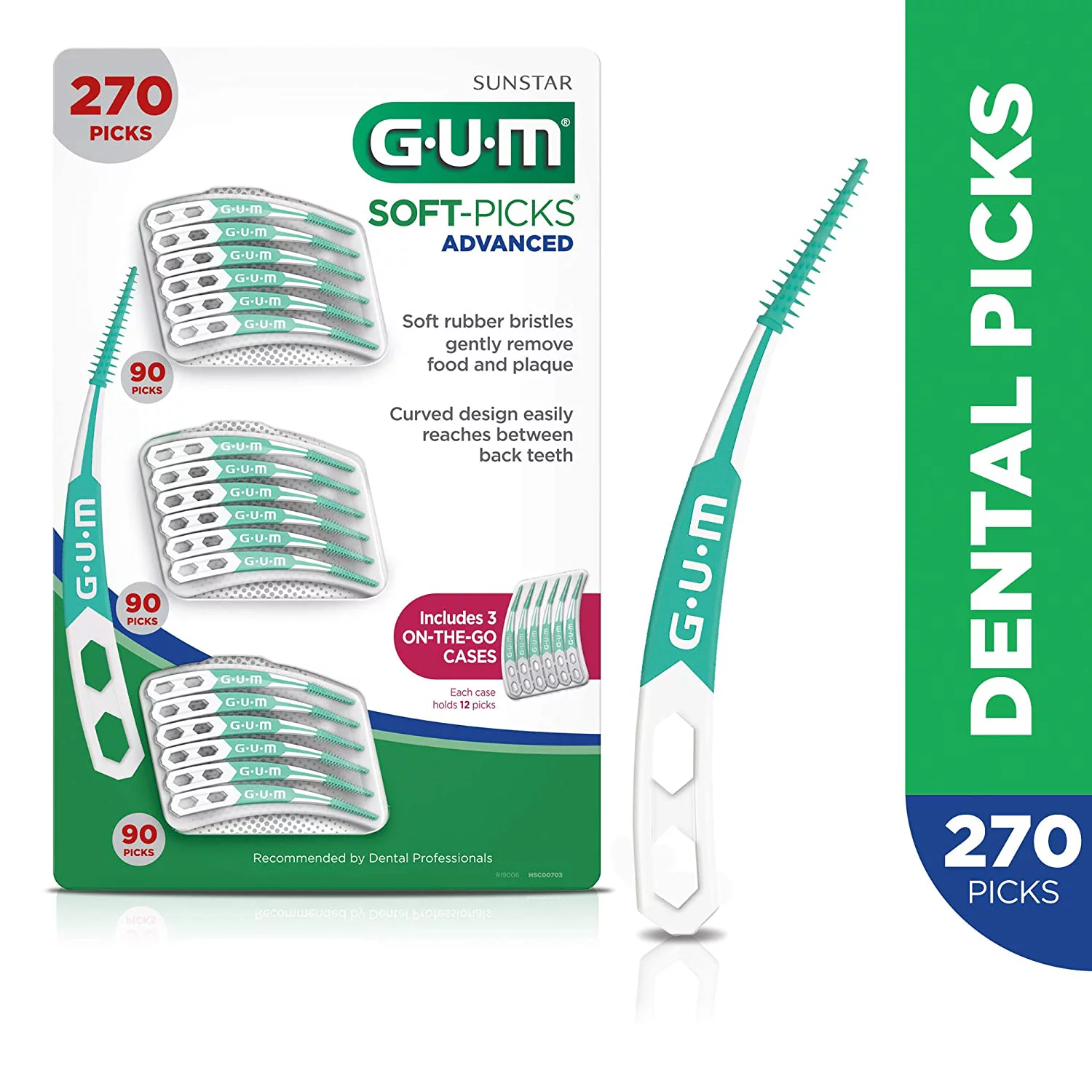 Gum Soft Picks Advanced, 270-count