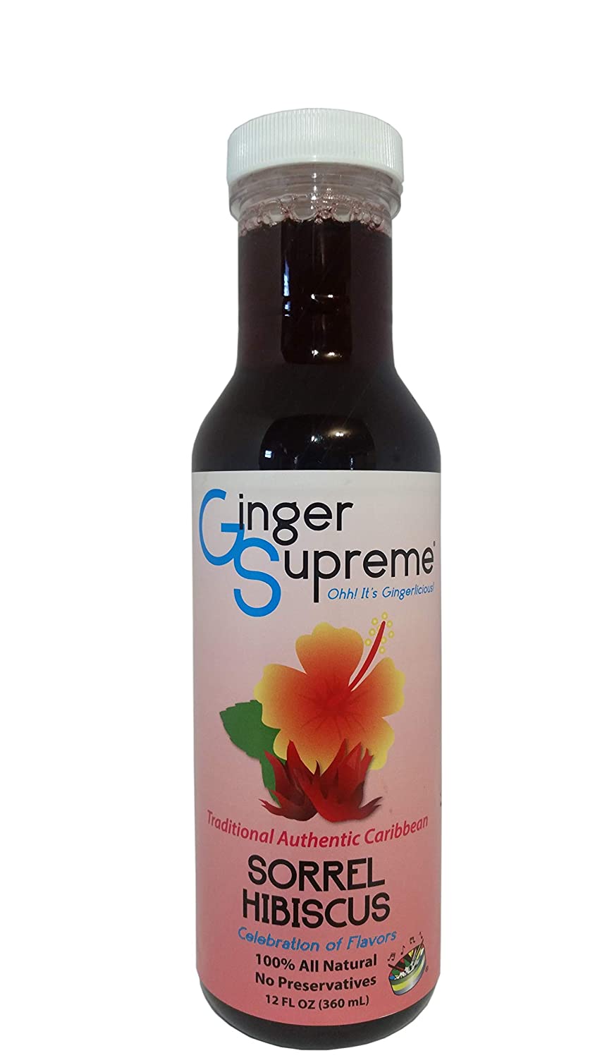 Caribbean Sorrel (Hibiscus) Herbal Tea All Natural (6-Pack)