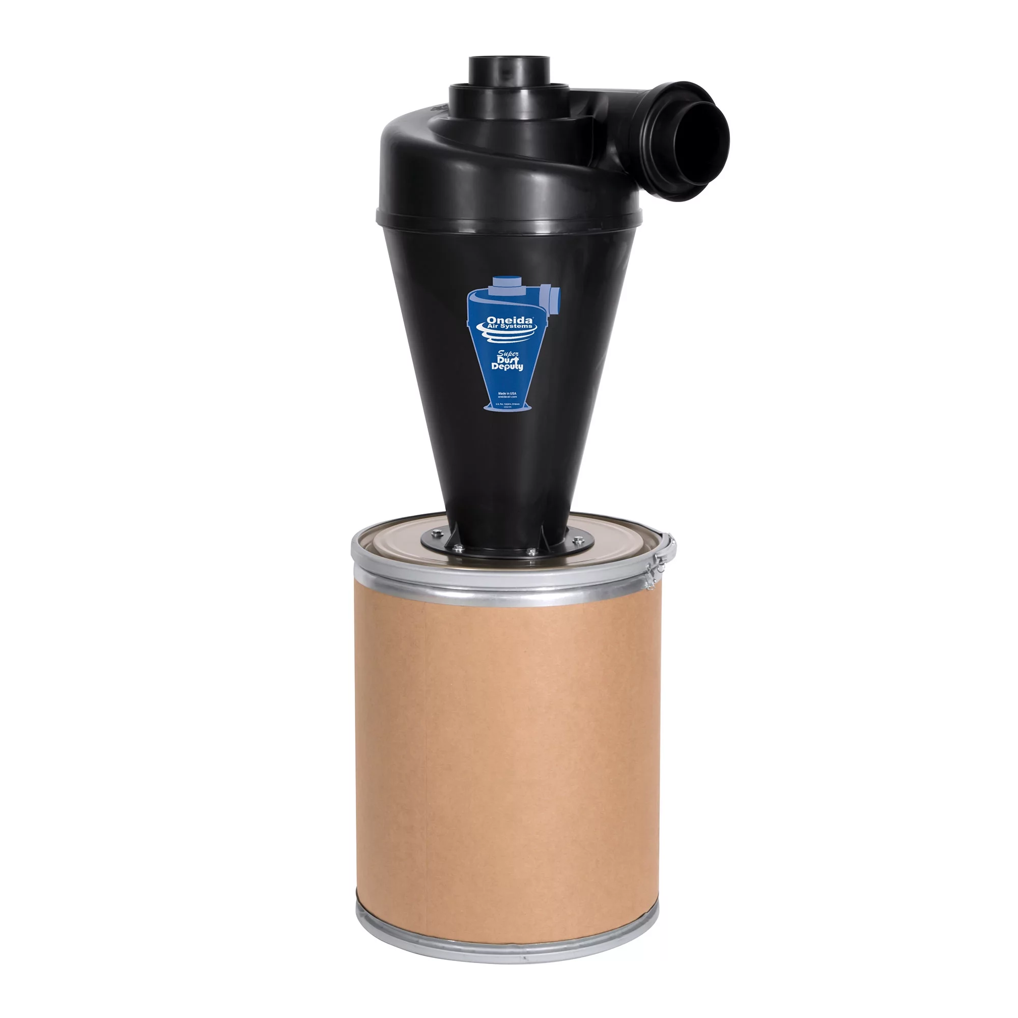 Oneida Air Systems Super Dust Deputy 4/5 Deluxe Cyclone Kit, Black