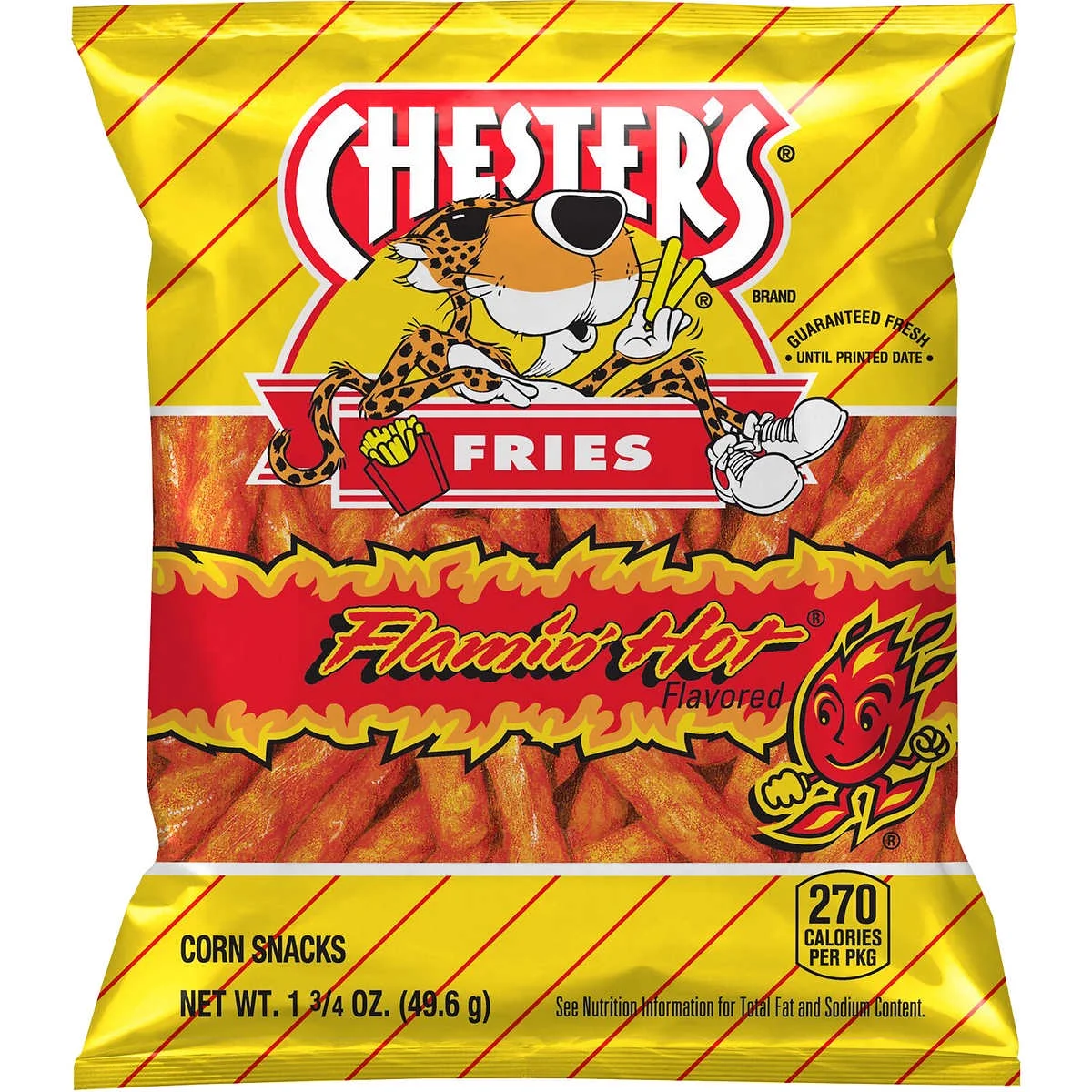 Chester's Fries Chips, Flamin' Hot, 1.75 oz, 64 ct