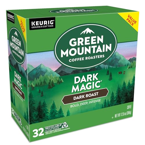 Green Mountain Coffee Roasters Dark Magic Keurig Single-Serve K-Cup Pods, Dark Roast Coffee, 72 Count