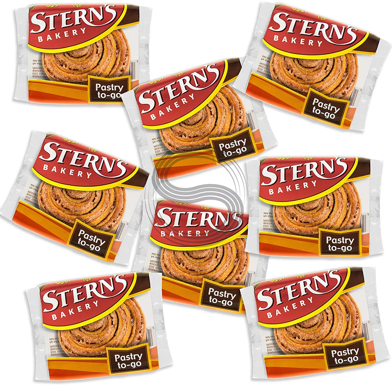Office Snacks | 1.5 Oz Cinnamon Rolls | Snack Cakes and Pastries | Lunchbox Snacks | Back to School Snacks | Approx. 80 Count | Dairy & Nut Free | Sterns Bakery (Cinnamon Swirl)