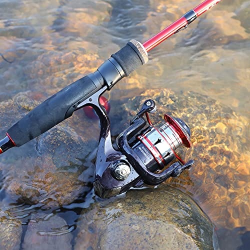 Sougayilang Fishing Rod and Reel Combo, Medium Fishing Pole with Spinning Reel, Baitcaster Combo, SuperPolymer Handle