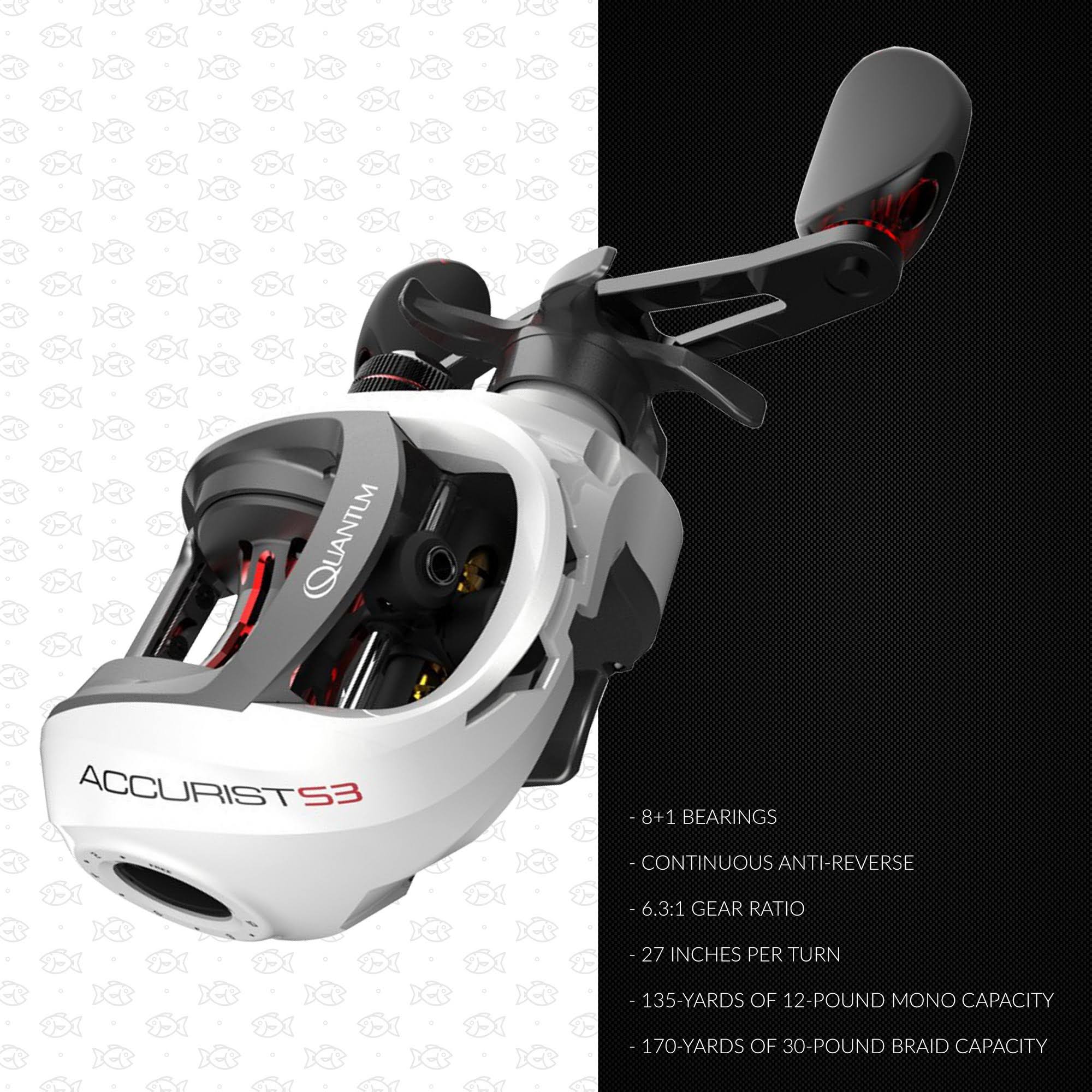 Quantum Accurist S3 PT Baitcast Reel