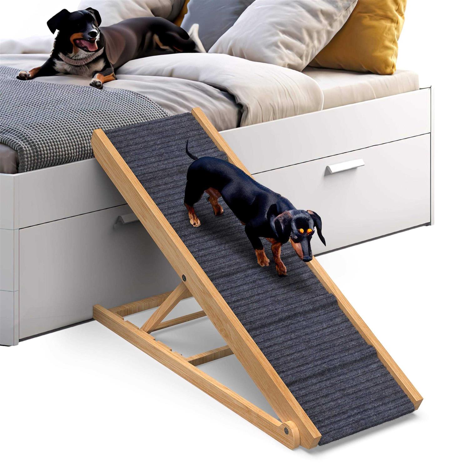 PATHOSIO PETS Dog Ramp for Bed Small Dog to Large Dog Portable Ramp for Dogs - Pet Supplies online store