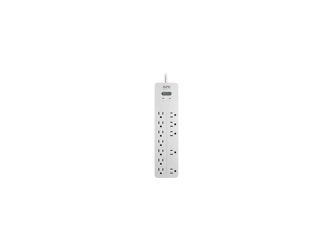 APC 12-Outlet Surge Protector, SurgeArrest Home / Office - White  (PH12W)