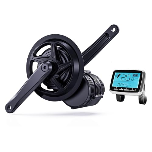 TSDZ8 750W Mid-Drive Ebike Conversion Kit with Optional Battery - Upgrade Your Ride with Powerful Electric Bike Kit (68mm/73mm BB Length, Universal Fit)