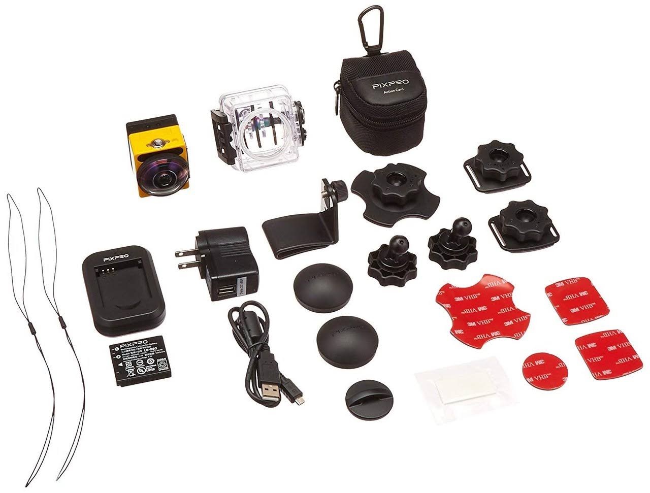 Kodak PixPro SP360 16.36 MP Action Camera - 1080p - Yellow