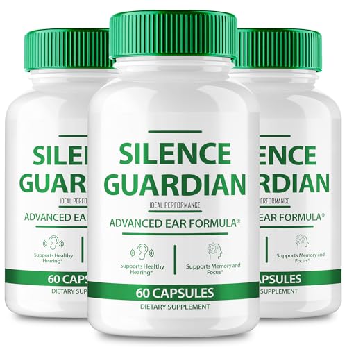 Silence Guardian Tinnitus Relief For Ringing Ears Capsule, Silence Guardian Ring Clear Tinnitus Pills, SilenceGuardian Ear Tinnitus Supplement, Ear Ringing Tinnitus, SilenceGuardian Reviews (3 Pack)