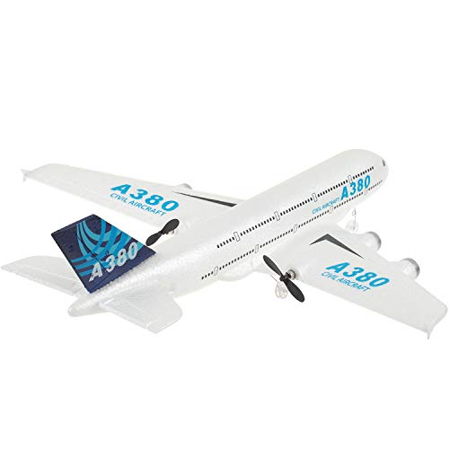 Remote Control Airplane - RC Plane Ready to Fly, 2.4Ghz 2 Channel RC Aircraft Built in 3-Axis Gyroscope, Durable EPP Styrofoam Remote Control Plane for Kids Boys Girls Beginner