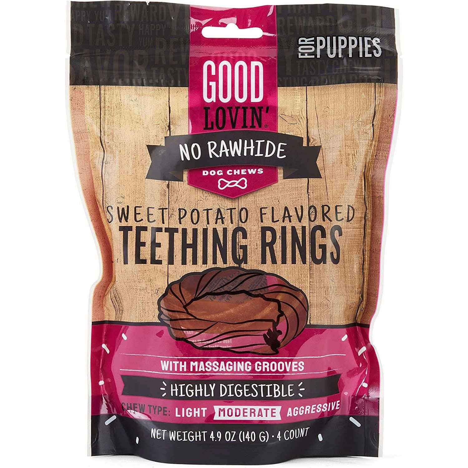 Good Lovin' Sweet Potato Flavor Pup Ring Dog Chew - Pet Supplies online store